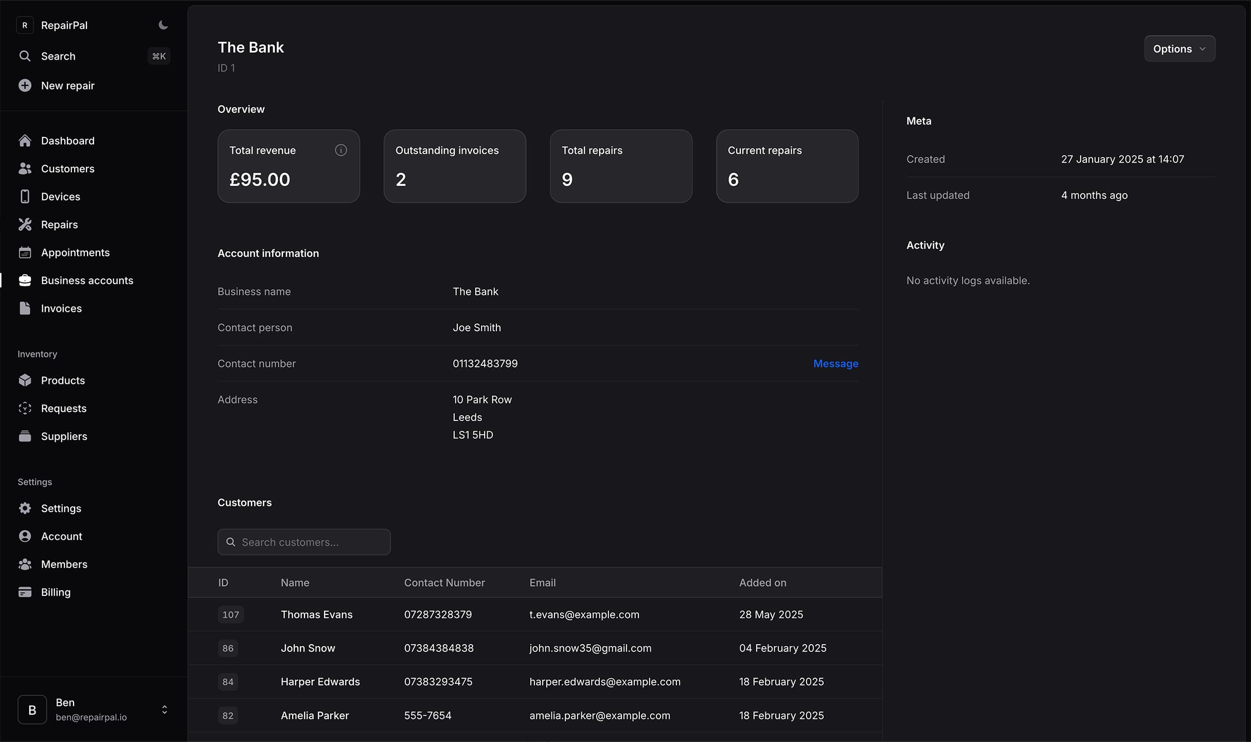 App screenshot