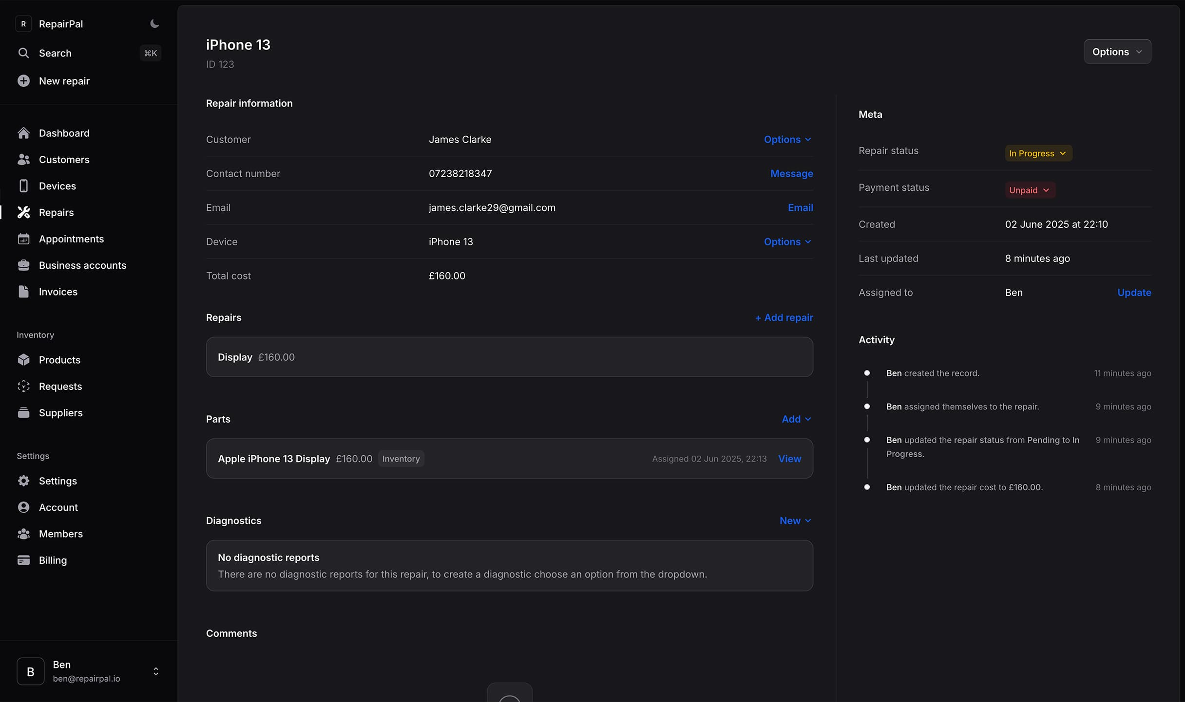 App screenshot